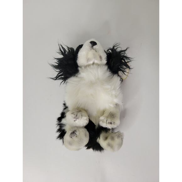 Vintage TY Beanie Babies Frolic the Dog Black and White Cocker Spaniel Dog - Picture 2 of 7